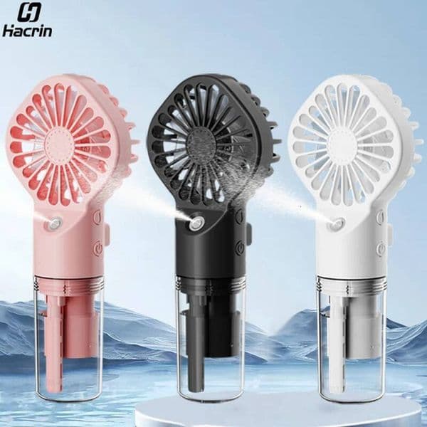 Mist Portable USB Rechargeable Handheld with Humidifier Mini Water Spray Hand Fan ddmynov