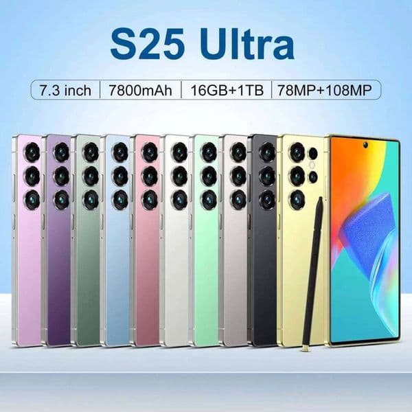 Original S25 16GB+1tb Android Cell for Ai 7.3inch Dual SIM Unlocked 5g - I17 PRO Max Smart Phone and S26 Ultra Smartphone price
