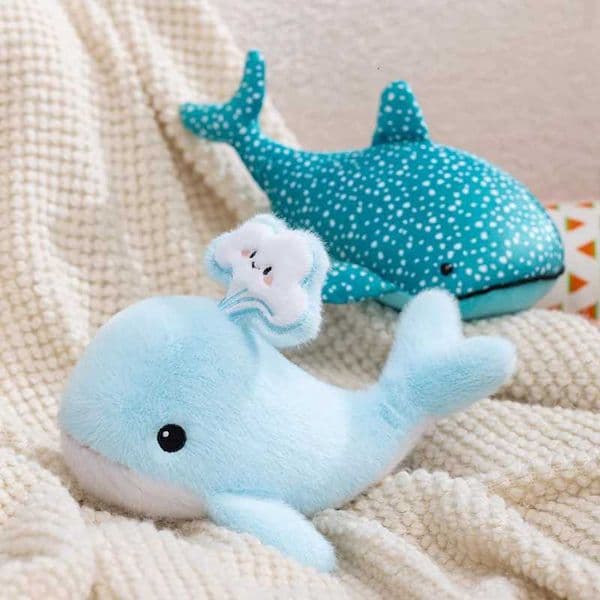 25cm Cute Whale Plush Doll Pillow Spray Whale Killer Whale Marine Animal Stuffed Toy Home Decoration Gift For Children M260529