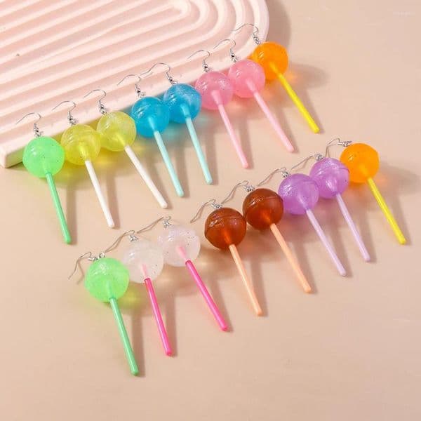 Dangle Earrings Aihua 30 Colors Cute Resin Sweet Lollipop For Women Funny Simulation Food Candy Jewelry Gifts