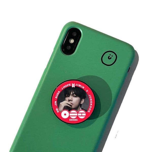 Bt21 Kpop Album Btsmerch BTS Designer Merchandise Mobile Self Made Phone Airbag Stand Convenient Lazy Luxury Ins Popular Slim Phone Holder
