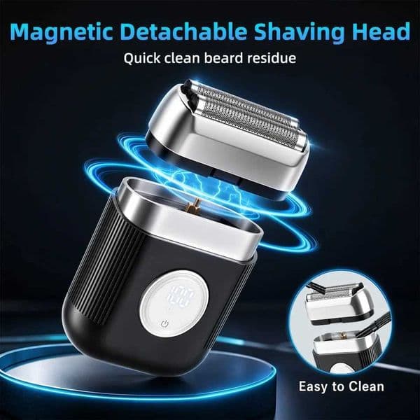 Protable Electric Shaver for Men Beard 9000RPM Mini Foil Shaver Floating Blades USB-C Beard Trimmer Waterproof Electric RazorJ260530