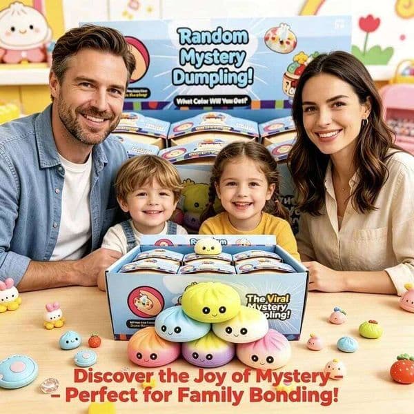 Kawaii Gradient Steamed Bun Slow Rebound Squishy Fidget with Steamer Box, Stress Relief Squeeze Decompression Toy 26L0530