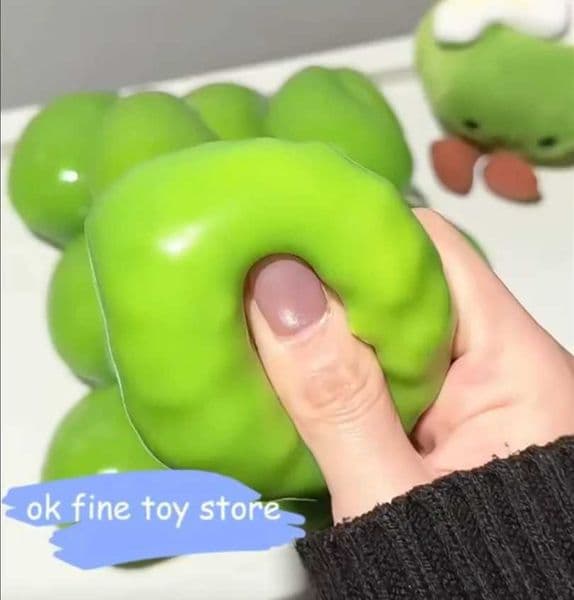 Mango Stress Ball Squishy Color-changing Mango Squeeze Ball ASMR Sensory ADHD Anti Stress Relief Fidget Toys for Kids AdultsZ260530