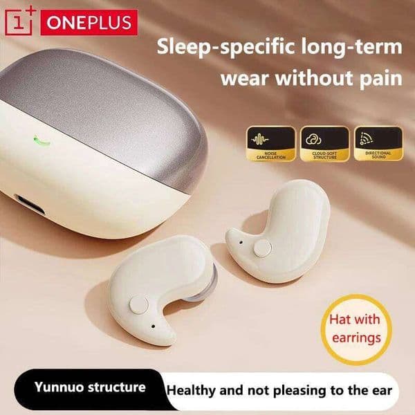 Oneplus Sleep Headphones Wireless BT Earphones Semi-in-ear Mini High-quality Sound Long Battery Life Office Travel 26Y0527