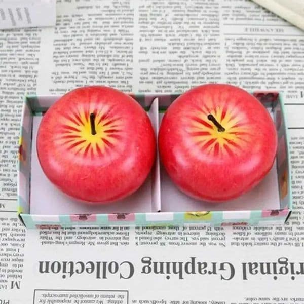 1 Pcs Birthday Christmas Decor 3 Model Shape Modeling Techniques Scented Candles 1pcs Decorations Cute Fruit Candles C260530