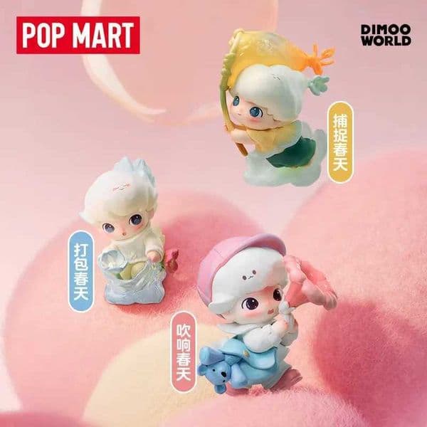 DIMOO MOMENTS IN BLOOM Series Blind Box Guess Bag Mystery Box Toys Cute Figure Desktop Ornaments L260529JDFH