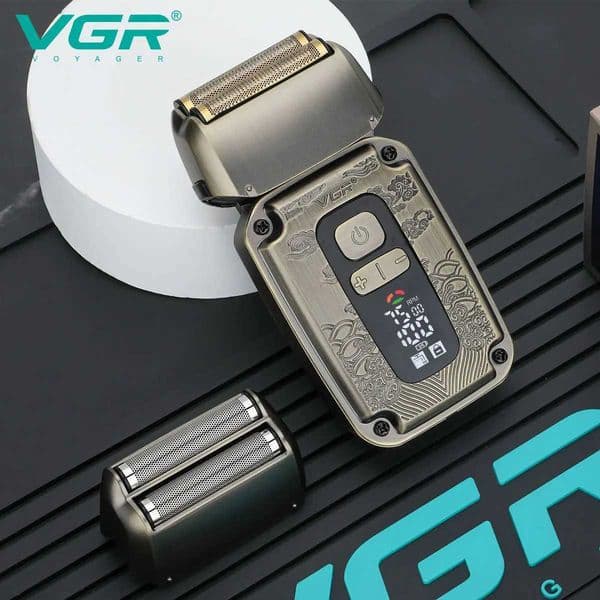 VGR 337 Hair Trimmer Rechargeable IPX6 Waterproof Cordless Shaving hine Professional Reciprocating Metal Trimmer for MenJ260530