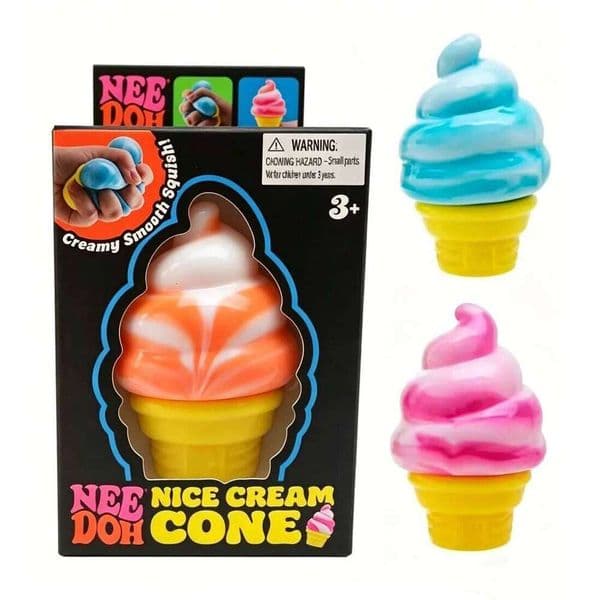 New Schylling Needoh Ice Cream Sensory Toy, Squeeze Relief Blocks, Stress Reduction, Puzzle Solving Emotional Regulation 26L0530