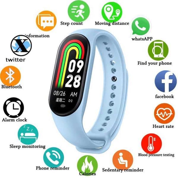 JY Men New SmartWatch Sn Step Counting Mti Sport Fitness Mode Message Reminder Photography Music Remote Control Smart BandJ260530