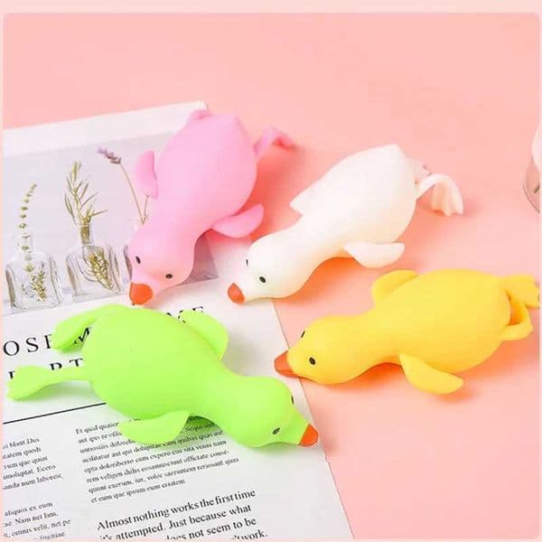 Squishy Antistress Duck Fidgets Toys Cute Goose Animals Vent Toys for Kids Adults Decompression Stretch Toys Friends Best GiftZ260530