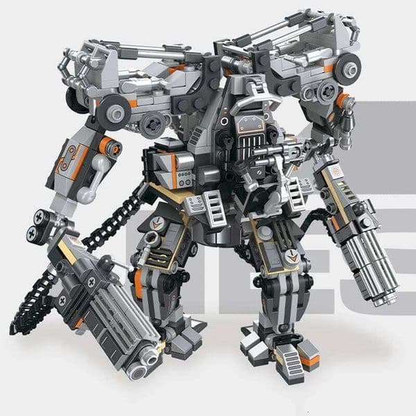 Science Fiction Building Blocks Action Robot Mecha MOC Bricks Toys Christmas Gifts for Boys Adult Children Desktop Decoration W260530
