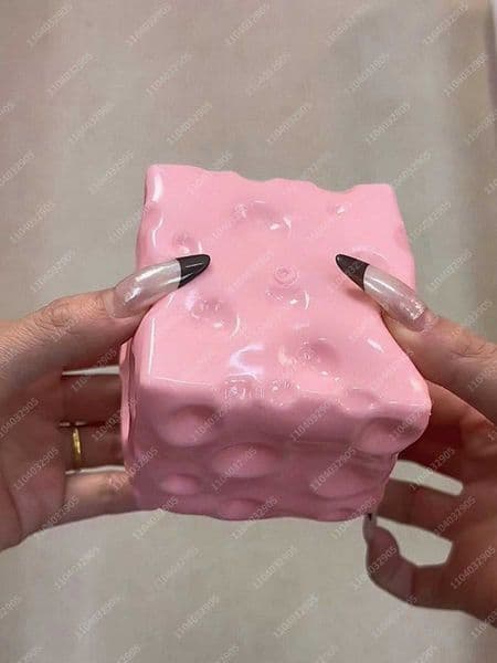 Jumbo Cheese Cube Stress Ball Big Cheese Shapeable Squeeze Ball Non-Bounce Fidget Toy ASMR Sensory Anti-Stress Christmas GiftZ260530