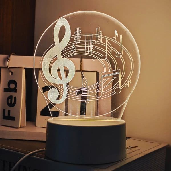 3D Le Fu Night Light with USB Warm Desk Lamp is a small gift for family and friends as well home decoration 260529