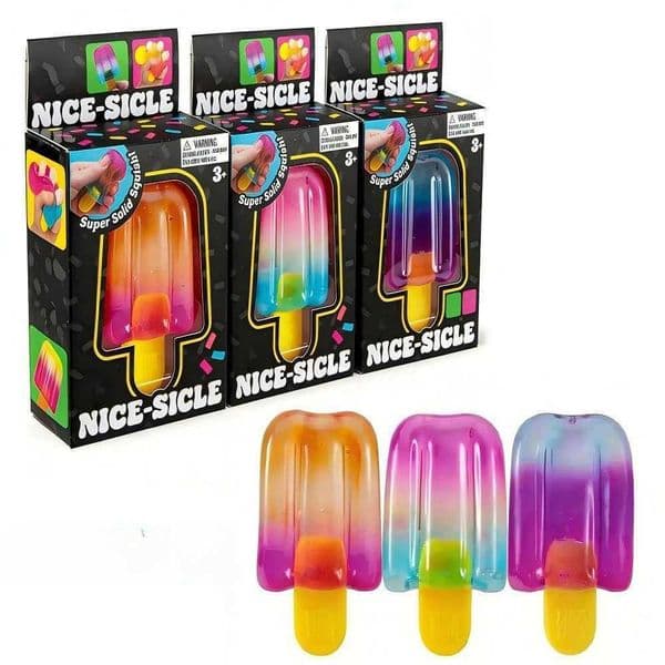 NEW 2026 NeeDoh Nice-Sicle Popsicle Sensory Squeeze Toy Super Stress ice lolly Relief for Kids Adults Summer Easfestival gifts C260530