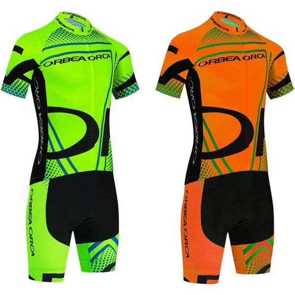 New Fluor Green Cycling Jersey ORBEA ORCA Bike Jersey Shorts Set Men Women Quick dry Ropa Ciclismo Pro Bicycle T-Shirt ClothingR260530