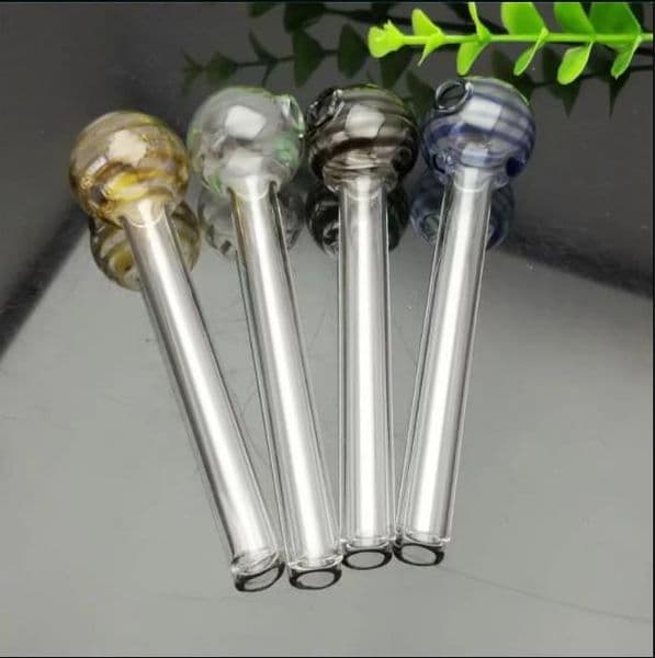 Coloured disc glass foam direct fired pot Glass bongs Oil Burner Glass Water Pipe Oil Rigs Smoking Rigs