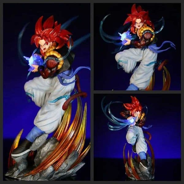 Dragon Ball Super Saiyan 4 Gogeta Power Up Burst Version Light Up Effect Boxed Collectible Figure Model For Anime Collectors L260529