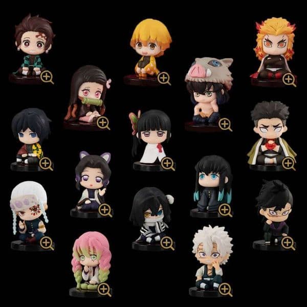 Anime Demon Slayer Kimetsu no Yaiba Kamado Tanjirou Action Figure Agatsuma Zenitsu Nezuko Warrior Q Version PVC Model Toy 26Y0527