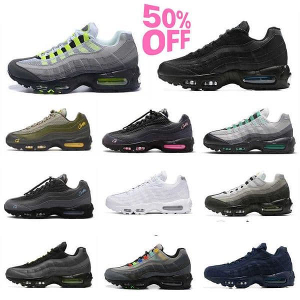 Trainers 95 95s Sports Shoes Men Women Stadium Green Triple Black White Neon Aegean Storm Corteiz Sequoia Pink Beam Outdoor Tennis Wheat High Sketch Running Sneaker thumbnail 2
