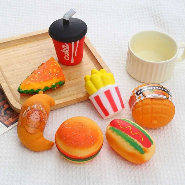Simulation Hamburg Pinch Music Toy Slow Rebound Sugar Bear Needoh Maltose Decompression Pinch Music Z260530
