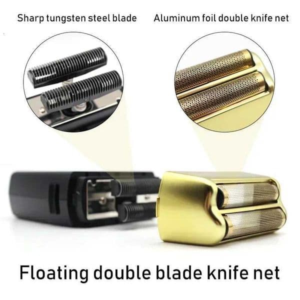 11000 RPM Barbers P620 Professional Electric Mens Beard Trimmer Double Foil Shaver Electric Shaver USB Hair Cutting hineJ260530