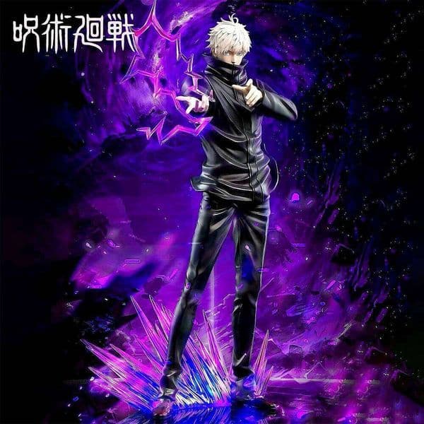 31cm/12.2in Anime Jujutsu Kaisen Figure Gojo Satoru Action Figures Pvc Statue Desktop Ornamen Collection Model Toys Gifts 26Y0527