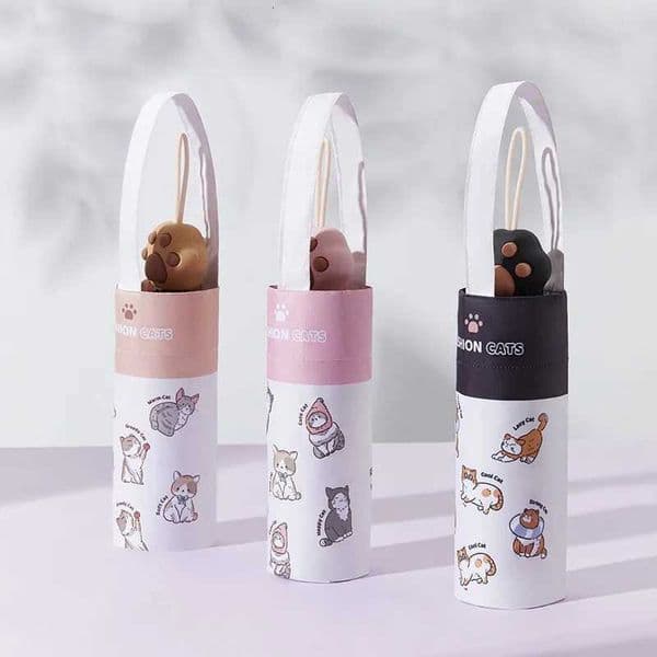 UV umbrella sunshade cute pet cat claw handle cartoon creative folding 50 fold umbrellaJ260530