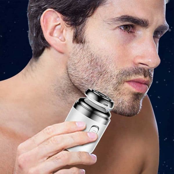 Portable 2in1 Mini Capse Electric Shaver Double Mens Replace Waterproof Razors Usb Beard Razor For Travel Outdoor GiftJ260530