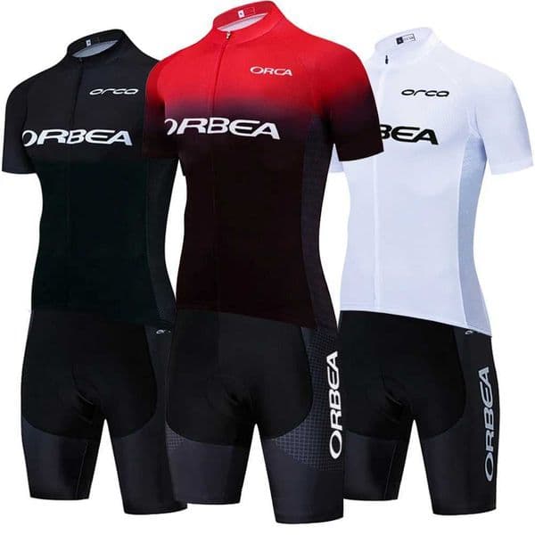 New ORBEA ORCA Cycling Jersey Bike Shorts Set Men Women Quick dry Ropa Ciclismo 4 Pockets Summer Pro Bicycle T-Shirt ClothingR260530