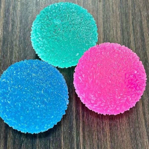 Cross-border best-selling Rainbow Power Squishy Stress Relief Toy Slow-Rebound Ball