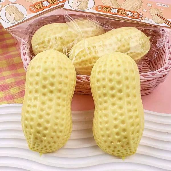 Peanut kneading, slow rebound and mud release, TPR soft rubber large size