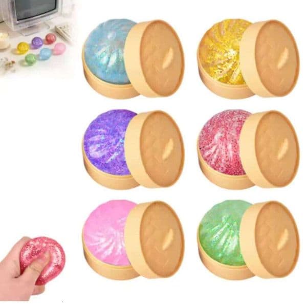 Giant Squishy Dumplings Stress Relief Fidget Colorful Simulation Food Steamed Stuffed Bun Dough Toys Slow-rise Squeeze Toy 26L0530
