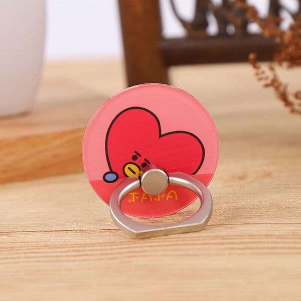 BTS Bt21 Kpop Album Btsmerch Btsmerch Phone Ring Stick It On The Back Of The Phone To Provide Support Holder Stand Lazy Stand Designer Phone Holder