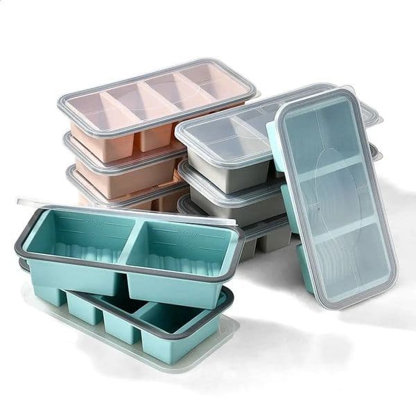 234 Grid Lunchbox Compartmentalized Wheat Straw Picnic Storage Boxs Microwave Dinnerware Food Fruit Container 260529