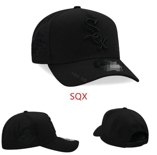 Men's Classic cap White Sox Flat Peak 2025 World series Snapback Strapback Heart Full Size Closed Caps Fashion Hip Hop Women Baseball Sports All Team Fitted Hats a2