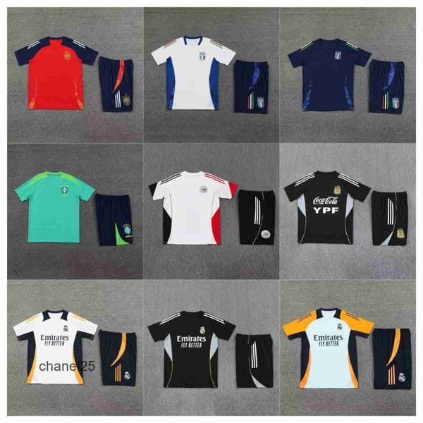 Barcelona Paris Arsenal Chelsea Real Madrid Brazil Juventus Football Jersey Short Sleeve Training Sui JAVJ