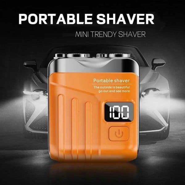 Mini Electric Smart Shaver Rechargeable Double Waterproof Magnetic Beard Trimmer Portable Household Car ShaverJ260530