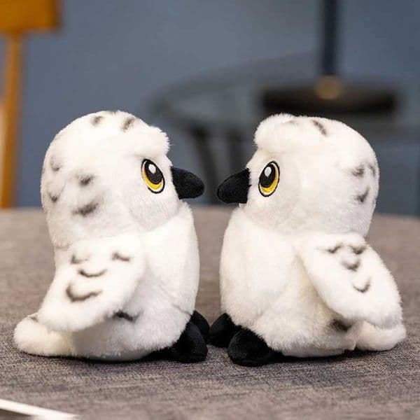 Cartoon Hedwig Owl Plush Toys Soft Stuffed Animal Plushie Shoulder Decor Fun Toy for Boys Girls Birthday Gift L260529