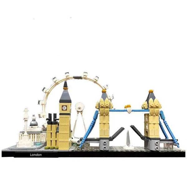 468PCS Big Ben London Eye Tower Bridge Ci Architecture Skyline Building Blocks Landmark Construction Bricks Toys Gift For Kids W250715 Y260522 Y260530