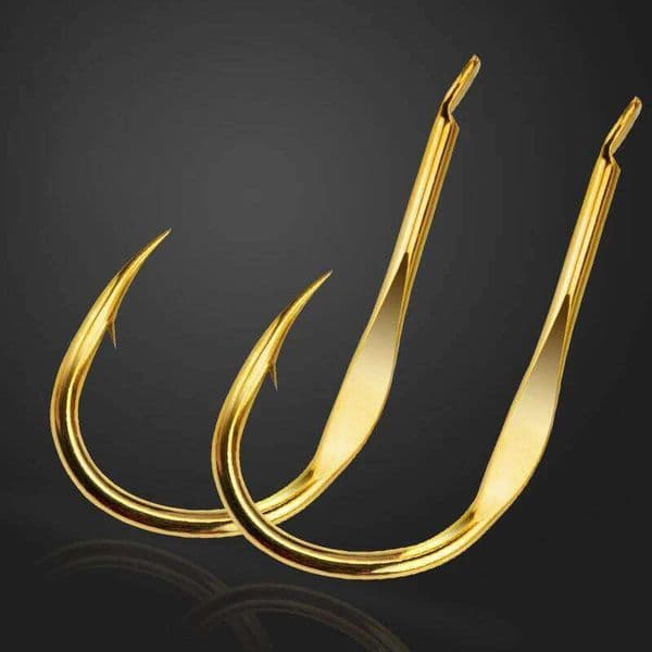 20pcs Strong Golden Color Barbed Japan Fish Hook for Saltwater & Carp Fresh Fishing 12 Sizes S260529