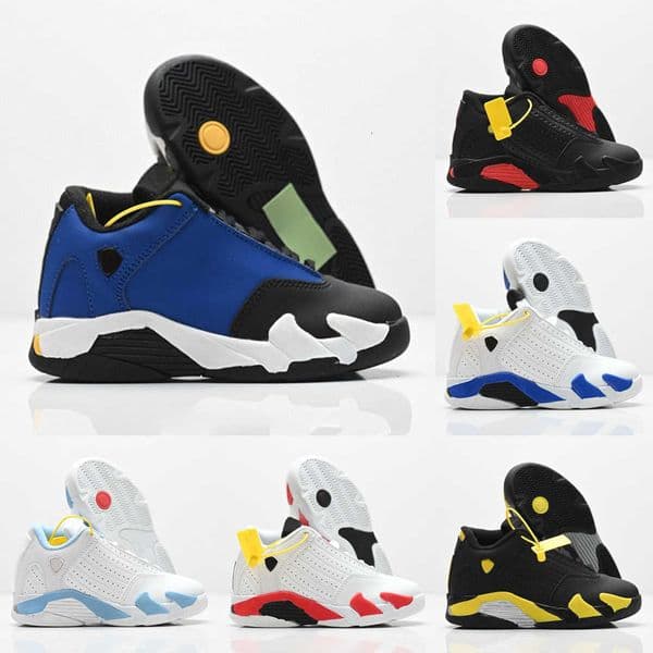 High 14 14s kids Basketball Shoes Children Skyline Mocha Green Universi Blue Ture UNC Washed Pink White Cement Trainers Sport Sneakers Y260530
