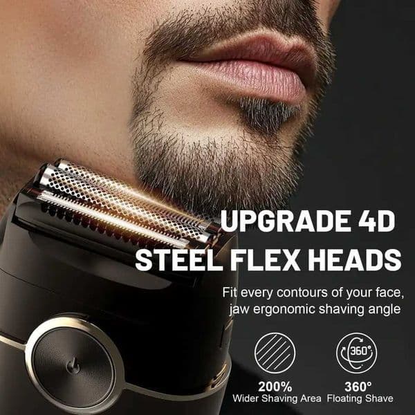 Sweker Electric Razor for Men 4 Blades Floating Foil Shaver Waterproof Wet Dry Beard Trimmer Portable Mini Electric ShaverJ260530
