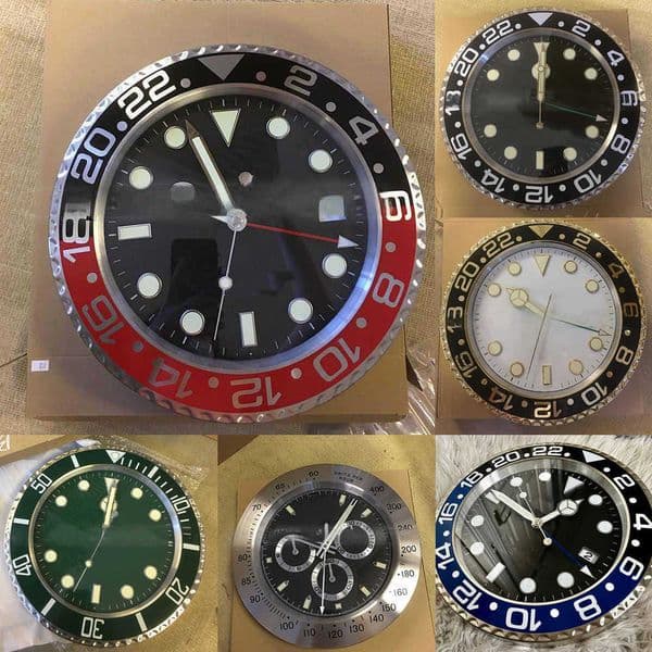 Luxury decor home Wall Clock Clocks Designer Art Metal Large Luminous Cheap Wall Watches Clock House Living Room Decoration S2574 Desk Y260530