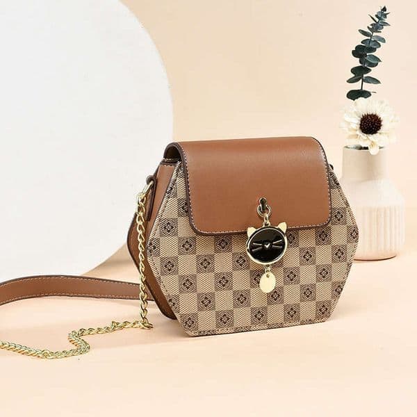 Designer Bag 2025 New Diamond-Shaped Cat Chain Women's Fashion Versatile Single Shoulder Crossbody Bag For Women Dropshipping