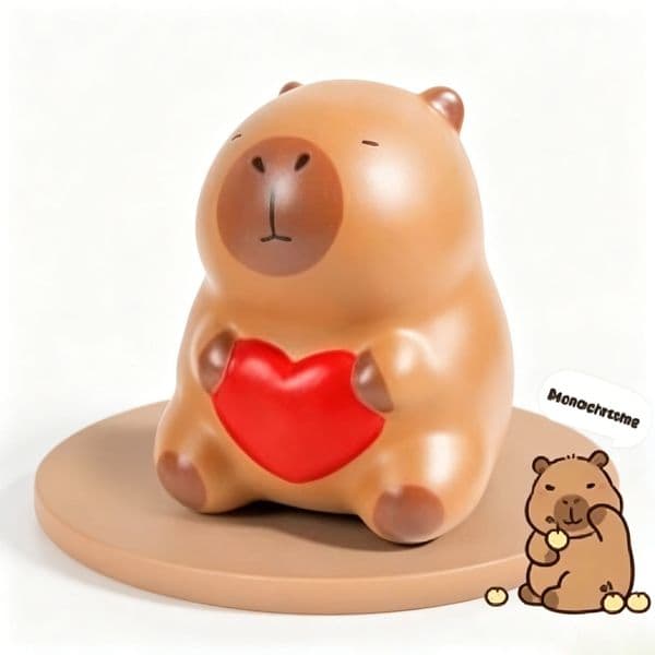 2026 New PU Squeeze Toys Mochi Slow Rebound cologne Home Decorations Capybara Pinching perfume Stress Relief Fidget Toy Designer