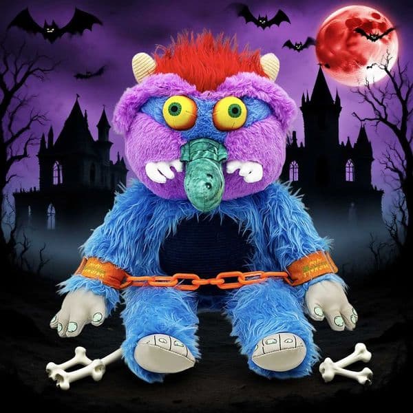 New Arrive My Pet Monster 80s Retro Plush Toy - 31cm Large Stuffed Animal for Nostalgic Gifts Halloween Christmas L260529