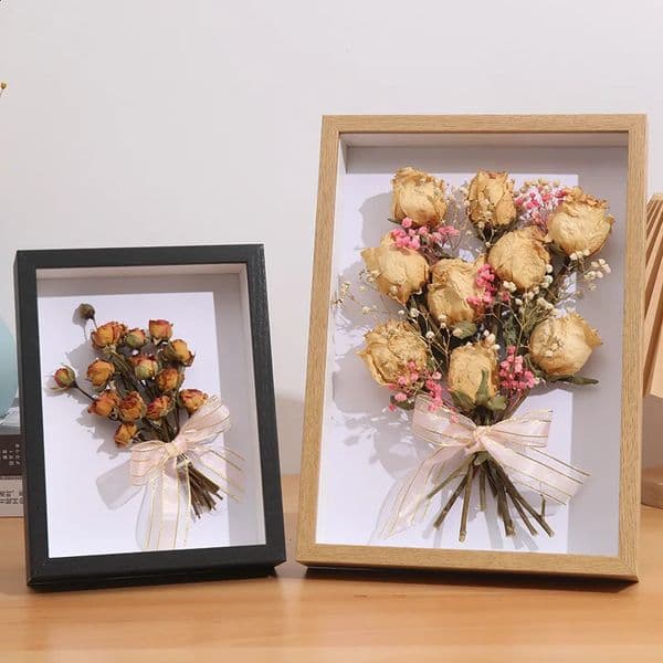 Shadow Box Frame 3D Hollow 3cm 5cm Po Frame Dried Flower Specimen Holder Handmade DIY Handwork Display Home Decoration 260528