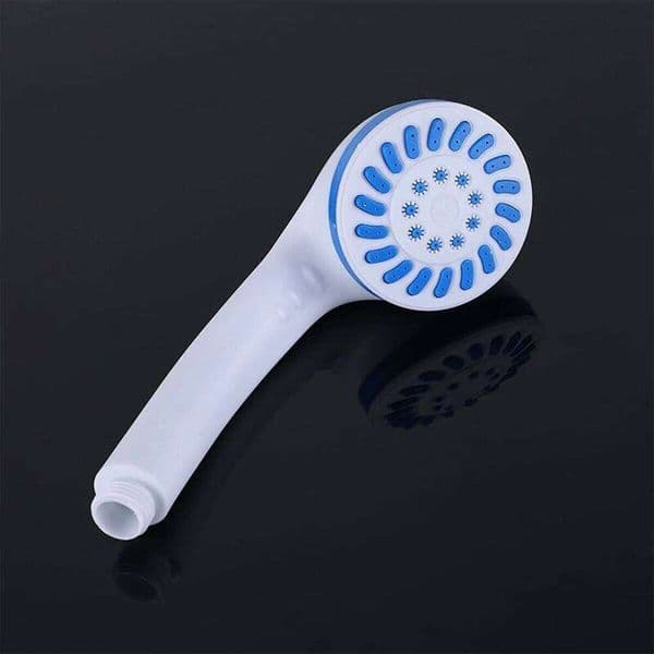 Hand Head Bathroom Bath Water Saving Single Function Removable Washable White Shower Abs Showerhead 26Y0527