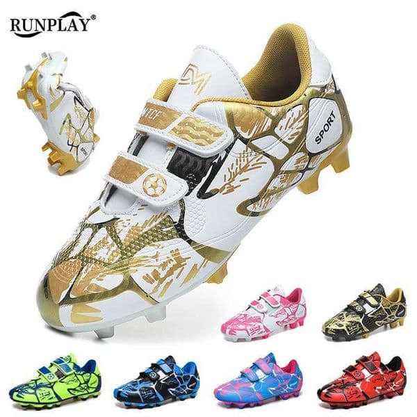 Kids Soccer Shoes FG/TF School Football Boots Boys Girls Cleats Grass Sneakers Child Outdoor Athletic Training Sports FootwearR260530